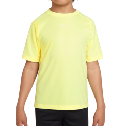 Boys' t-shirt Nike Dri-Fit Multi+ Training Top - citron tint/white
