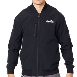 Men's Jumper Diadora FZ Jacket Challenge - black