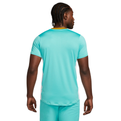 Men's Polo T-shirt Nike Court Dri-Fit Advantage Polo - white/washed teal/bronzine/black