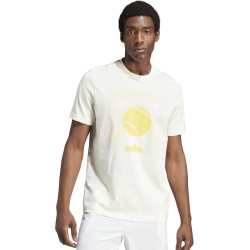 Men's T-shirt Adidas Graphic Tennis T-Shirt - ivory