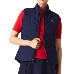 Women's vest Lacoste Sport Quilted Golf Vest - navy blue