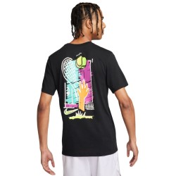 Men's T-shirt Nike Court Dri-Fit T-Shirt Open - black