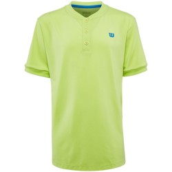 Boys' t-shirt Wilson UWII Henley - sharp green