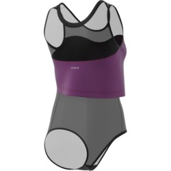 Women's T-shirt Adidas Bodysuit Primeblue W - scarlet/semi night flash