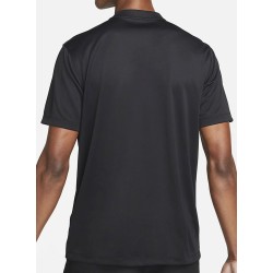 Men's Polo T-shirt Nike Men's Court Dri-Fit Blade Solid Polo - black/white