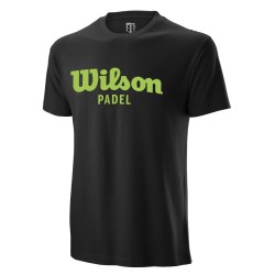Men's T-shirt Wilson Padel Script Cotton T-Shirt II - black