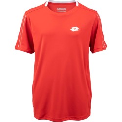 Boys' t-shirt Lotto Squadra B II Tee PL - cliff red