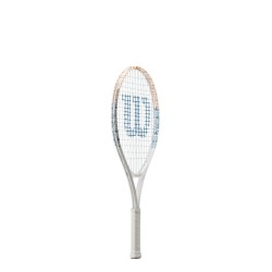 Junior tennis rackets Wilson Roland Garros Elite 21 - white/blue/clay red
