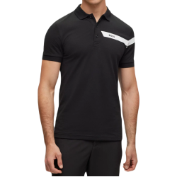 Men's Polo T-shirt BOSS Slim-fit Paule Polo Shirt - black