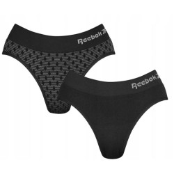 Women's panties Reebok Seamless Brief ALLIS Womens 2P - black/essential grey spot