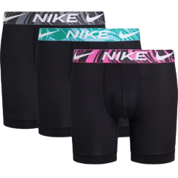 Men's Boxers Nike Dri-Fit Essential Micro Boxer Brief 3P - black/aqua blue/laser fuchsia/clay