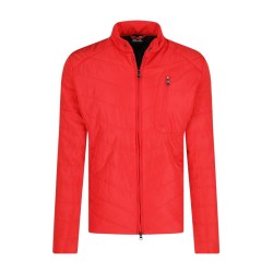 Men's jacket EA7 Man Woven Bomber Jacket - tango red