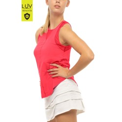 Women's top Lucky in Love Luv Chill Out Tank Women - coral crush