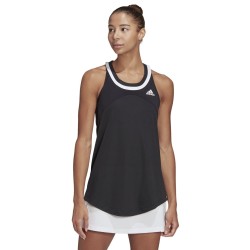 Women's top Adidas Club Tank W - black/white