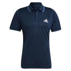 Men's Polo T-shirt Adidas Freelife Polo Shirt M - crew navy/white/crew blue