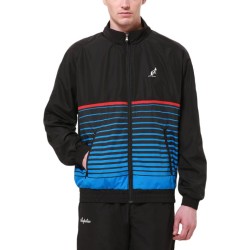 Men's Tracksuit Australian Smash Tracksuit With Lines - black