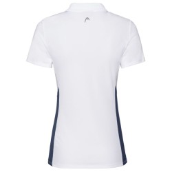 Women's polo T-shirt Head Club Tech Polo Shirt W - white/dark blue