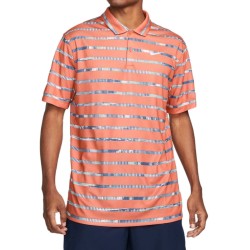 Men's Polo T-shirt Nike Dri-Fit Graphic Polo M - madder root/white