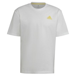 Men's T-shirt Adidas Clubhouse Ballin Tennis T-shirt - white