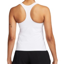 Women's top Nike Dri-Fit Swoosh Bra Tank - white/stone mauve/black
