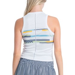 Women's top Lucky in Love Cool Urbana Finish Line Tank - white