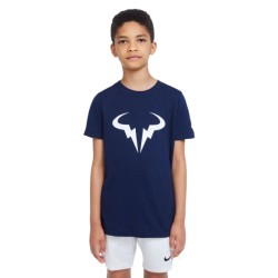 Boys' t-shirt Nike Court Dri-Fit Tee Rafa B - obsidian