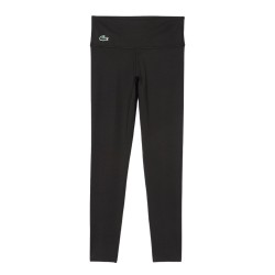 Women's leggings Lacoste Mini Pocket Printed Sport Leggings - black