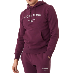 Men's Jumper Bj_rn Borg Hoodie - grape wine