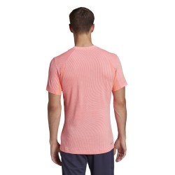 Men's T-shirt Adidas Tennis Freelift Tee - acid red