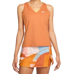 Women's top Nike Court Dri-Fit Victory Tank W - hot curry/white