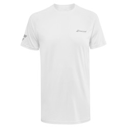 Boys' t-shirt Babolat Play Crew Neck Tee Boy - white