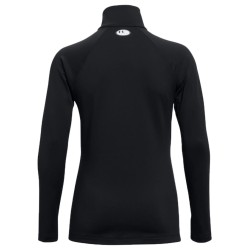 Women's jumper Under Armour Women's ColdGear Authentics 1/4 Zip - black/white