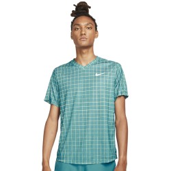 Men's T-shirt Nike Court Dri-Fit Victory Top Print M - riftblue/white