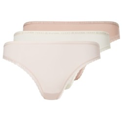Women's panties Tommy Hilfiger Bikini 3P - ivory/balanced beige/pale pink