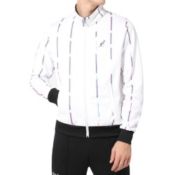 Men's Tracksuit Australian Double Jumpsuit With Stripes - bianco