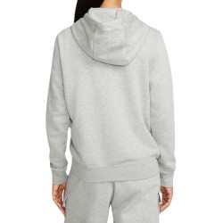 Women's jumper Nike Sportswear Club Fleece Full Zip Hoodie - dark grey heather/white
