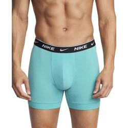 Men's Boxers Nike Everyday Cotton Stretch Boxer Brief 3P - washed teal/grey heather/black