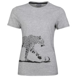 Women's T-shirt Head Leopard T-Shirt W - grey melange