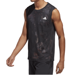 Men's T-shirt Adidas Melbourne Sleeveless Tee- black noir