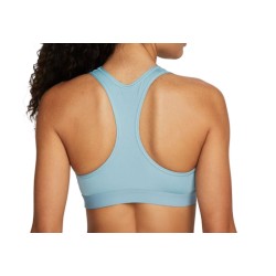 Women's bra Nike Dri-Fit Swoosh Band Bra Non Pad - worn blue/worn blue/white