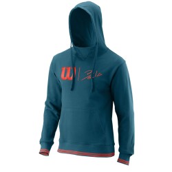 Men's Jumper Wilson Bela PO Hoody Slimfit - blue coral