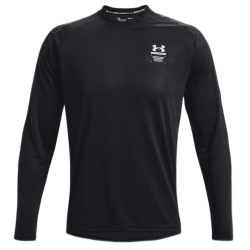Men's long sleeve T-shirt Under Armour Men's UA ArmourPrint Long Sleeve - black/halo gray