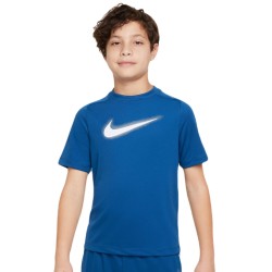 Boys' t-shirt Nike Kids Dri-Fit Multi+ Top - court blue/white