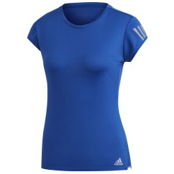 Women's T-shirt Adidas W Club 3 Stripes Tee - royal blue
