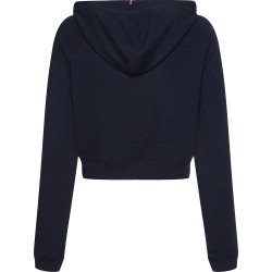Women's jumper Tommy Hilfiger Slim Soft Hoodie - desert sky