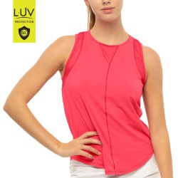 Women's top Lucky in Love Luv Chill Out Tank Women - coral crush