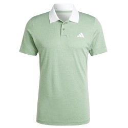Men's Polo T-shirt Adidas Club Tennis Freelift Polo Shirt - preloved green s24/white