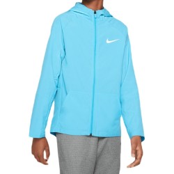 Boys' jumper Nike Dri-Fit Woven Training Jacket - baltic blue/baltic blue/white