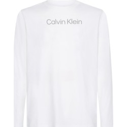 Men's long sleeve T-shirt Calvin Klein PW L/S T-shirt - bright white
