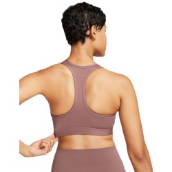 Women's bra Nike Swoosh Medium Support Non-Padded Sports Bra - smokey mauve/white